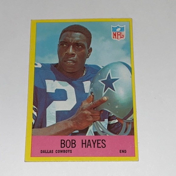 “Pre-Owned” Philadelphia 1967 #52 Bob Hayes Dallas Cowboy’s Football Card - Picture 1 of 2